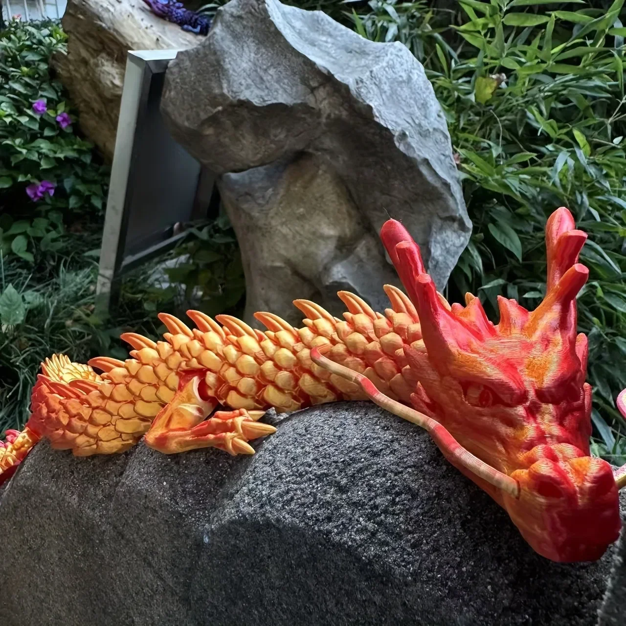 Planted Tank - Figura de Dragón Chino Impresa en
