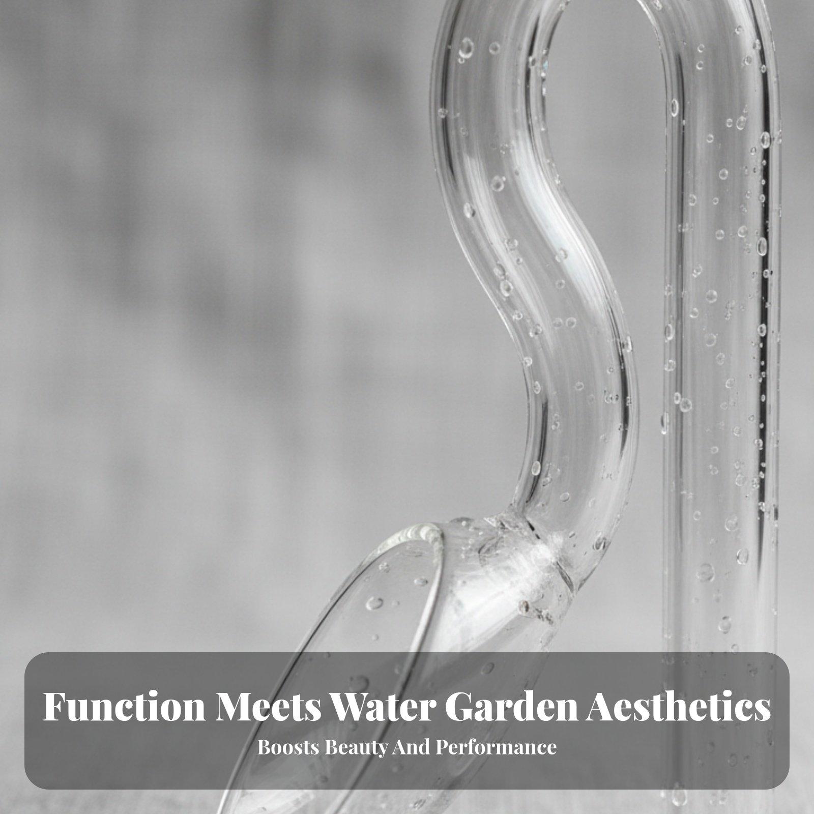 Aquarium Planted Tank Filter - Tubo de vidrio tipo lirio para
