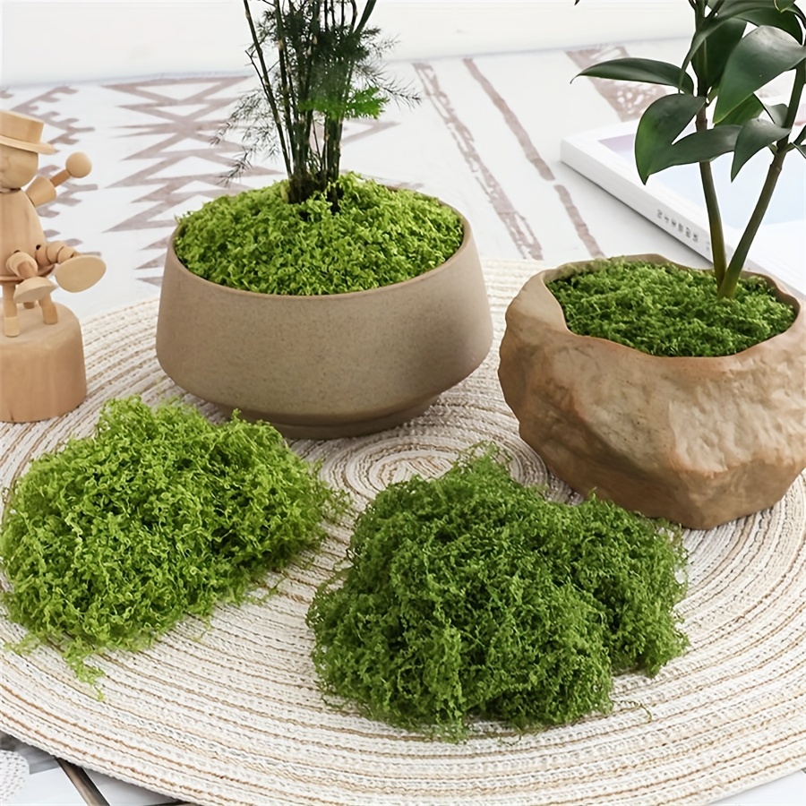 Aquarium Moss - 1 paquete de musgo artificial falso,
