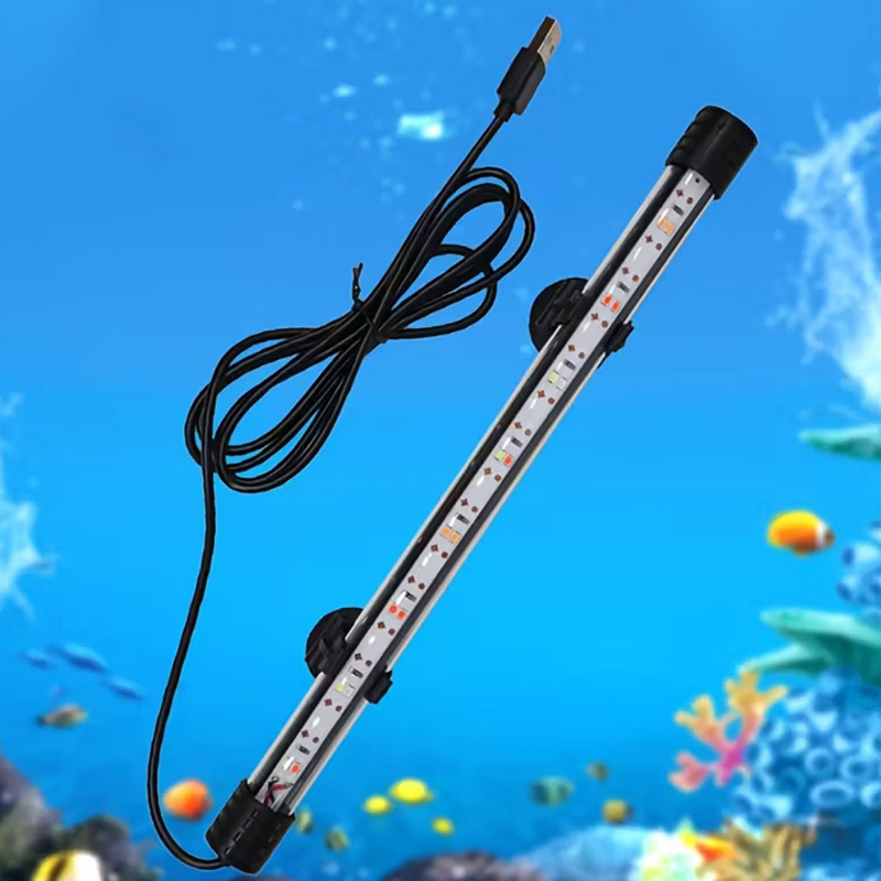 Aquarium Plant Substrate - 17-47CM enchufe USB luz LED para