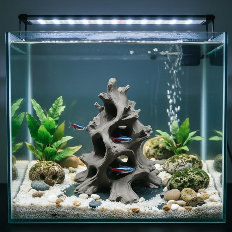 Aquarium Driftwood - Cueva para peces de madera flotante