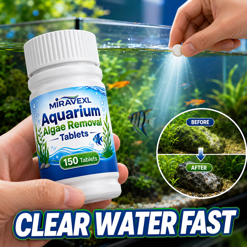 Aquarium Moss - MIRAVEXL 150 Tabletas para Eliminar Algas