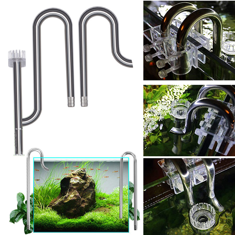 Aquarium Planted Tank Filter - Tubería de lirio para tanque de