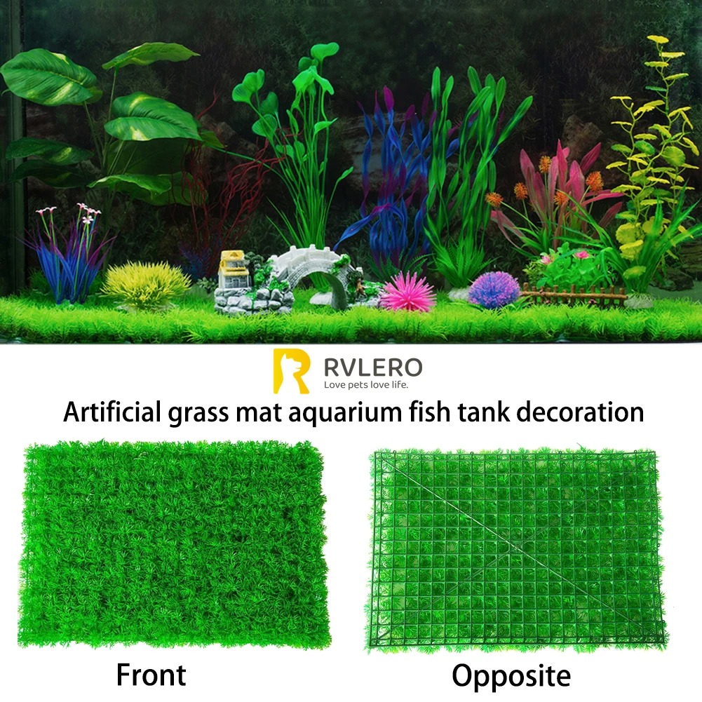 Aquarium Plants Live - Césped Artificial para acuario, decoración de