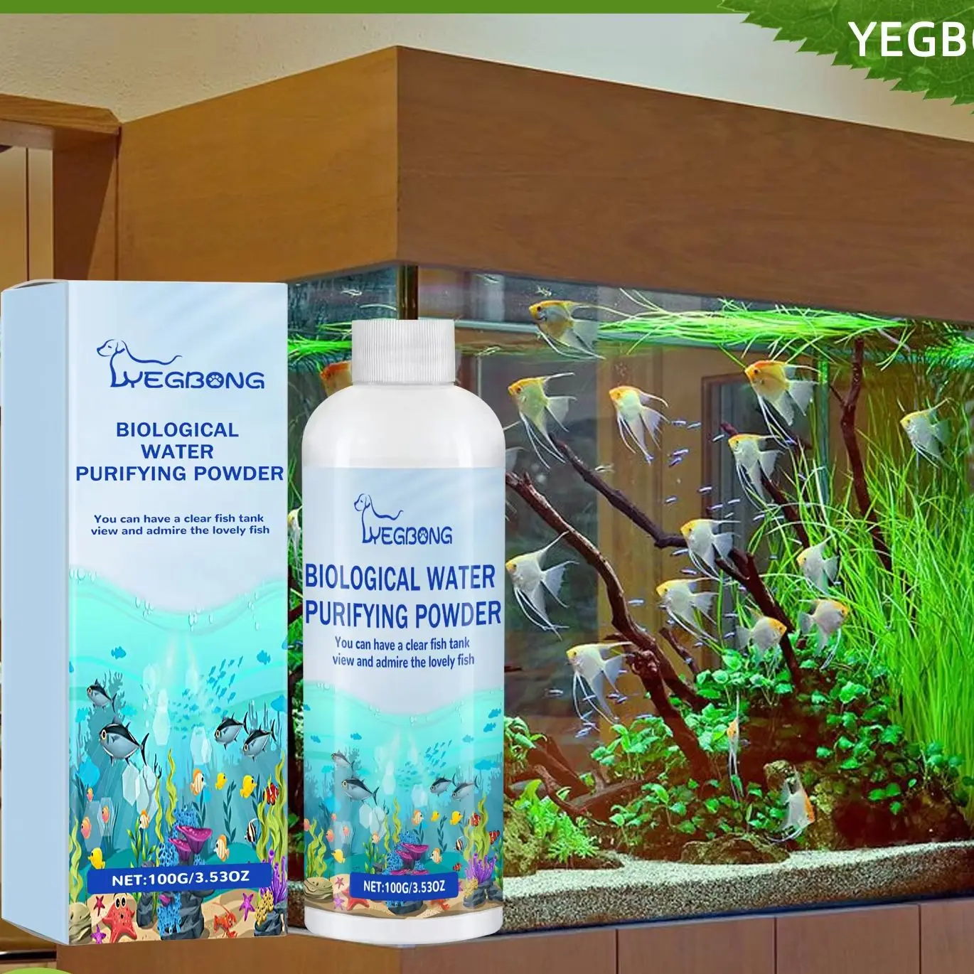 Polvo biológico para control d - Planted Aquarium Algae Control reseña y precio