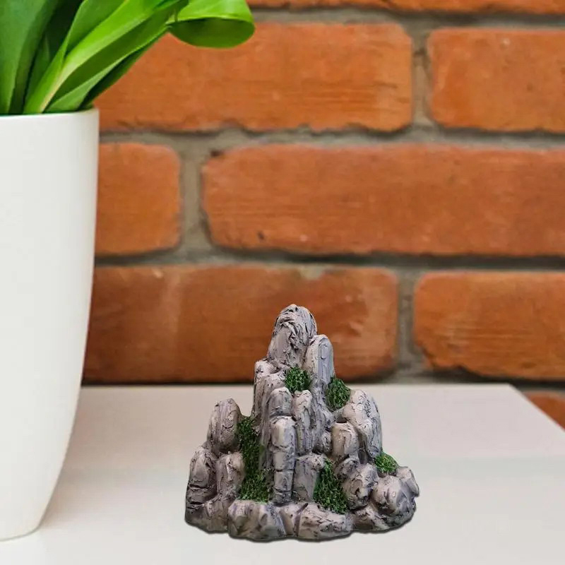 Mini montaña en miniatura de p - Aquarium Moss reseña y precio