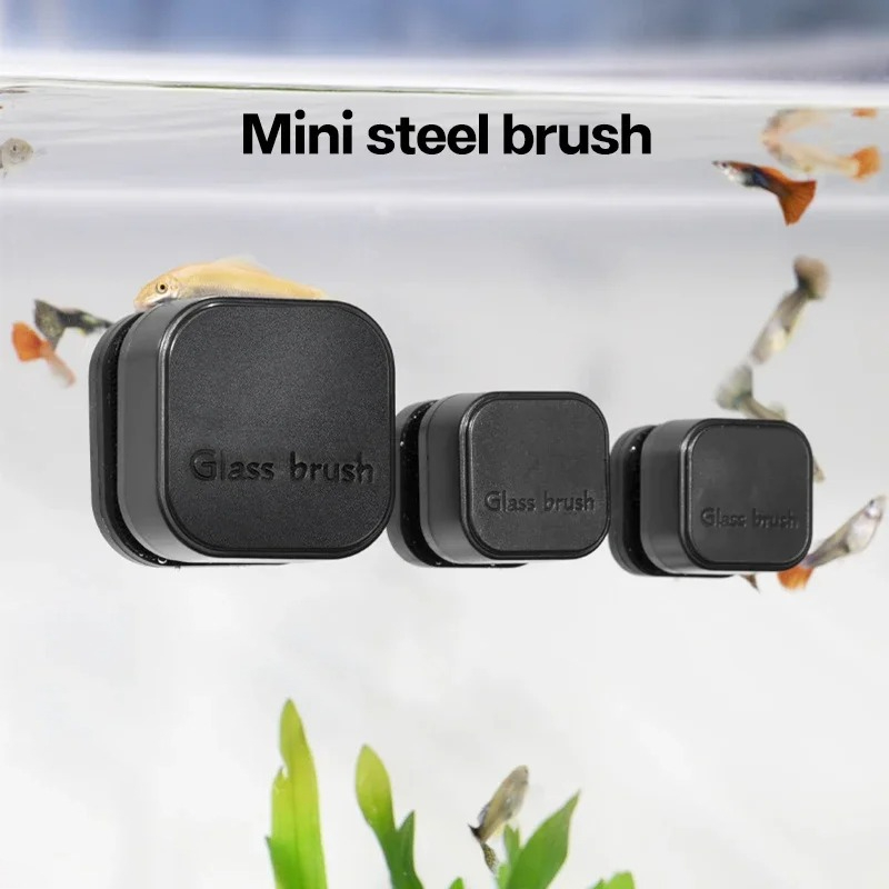 Mini cepillo magnético cuadrad - Planted Aquarium Cleaning reseña y precio