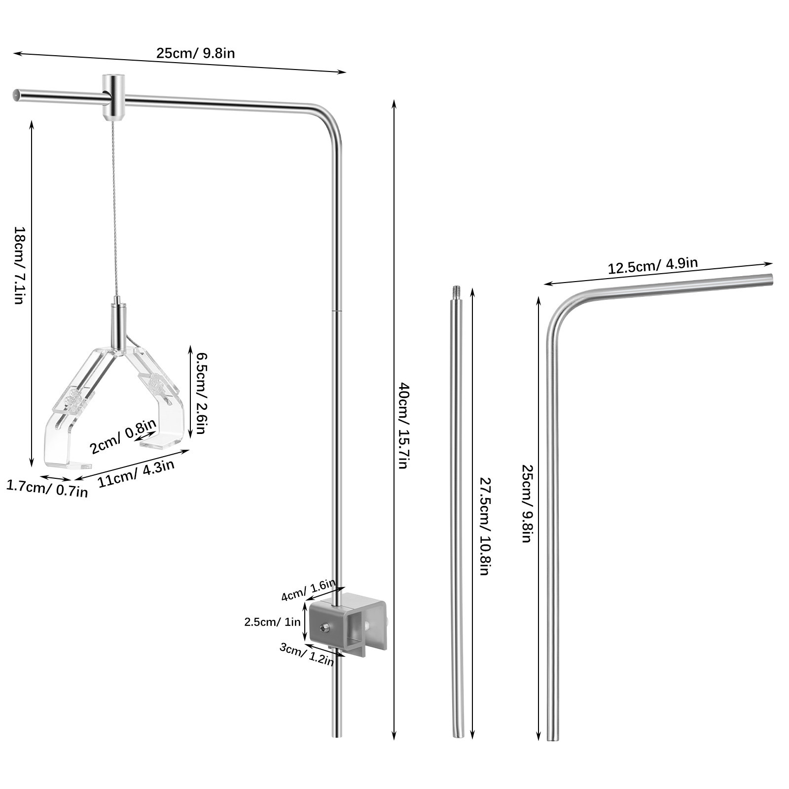 Soporte para lámpara de acuari - Aquarium Plant Holder reseña y precio