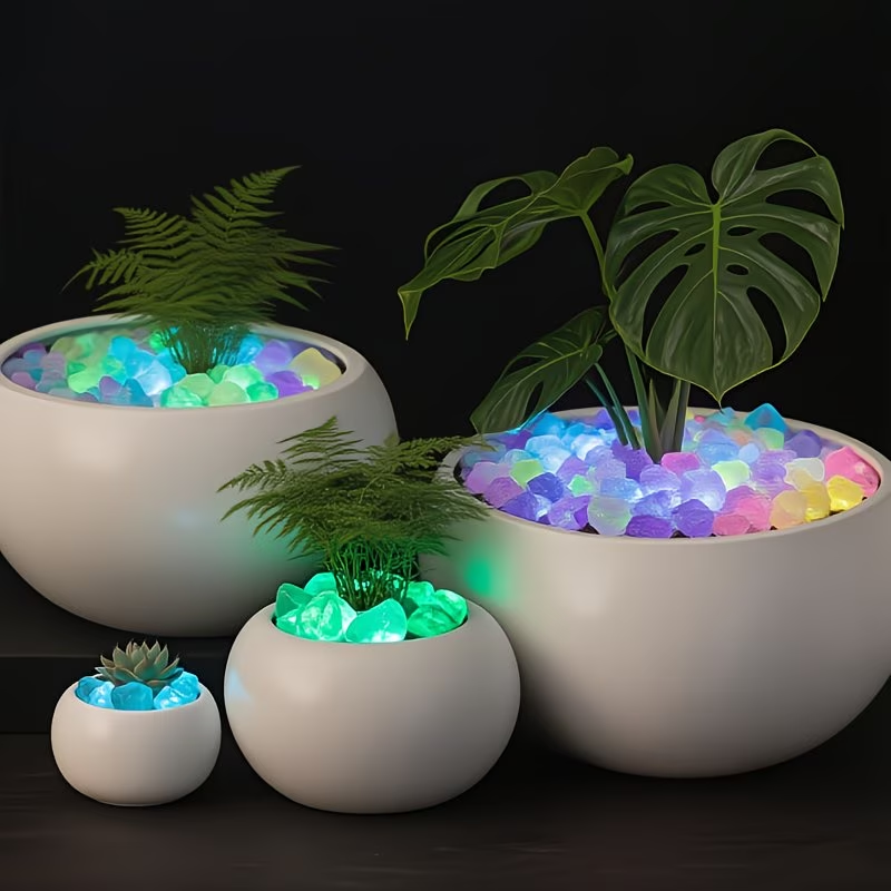 Juego de 300 Piedras Luminosas - Plant Aquarium Pot reseña y precio