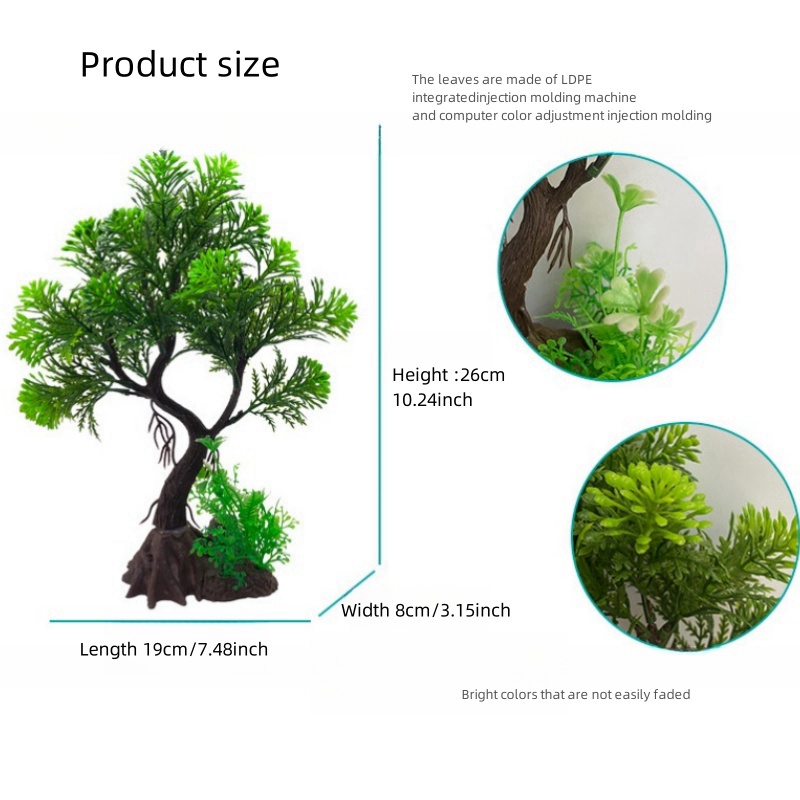 Decoración Artificial para Acu - Live Plant Aquarium reseña y precio