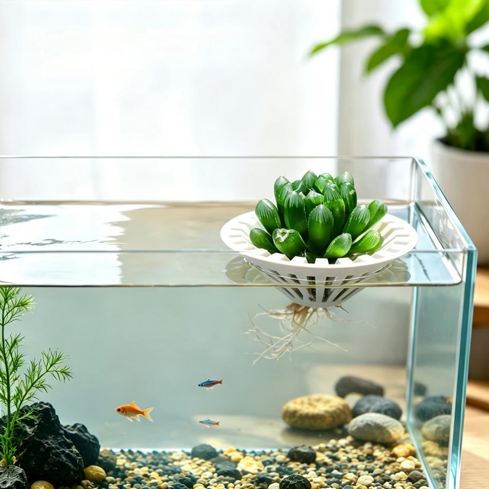Maceta hidropónica para acuari - Aquarium Plant Holder reseña y precio