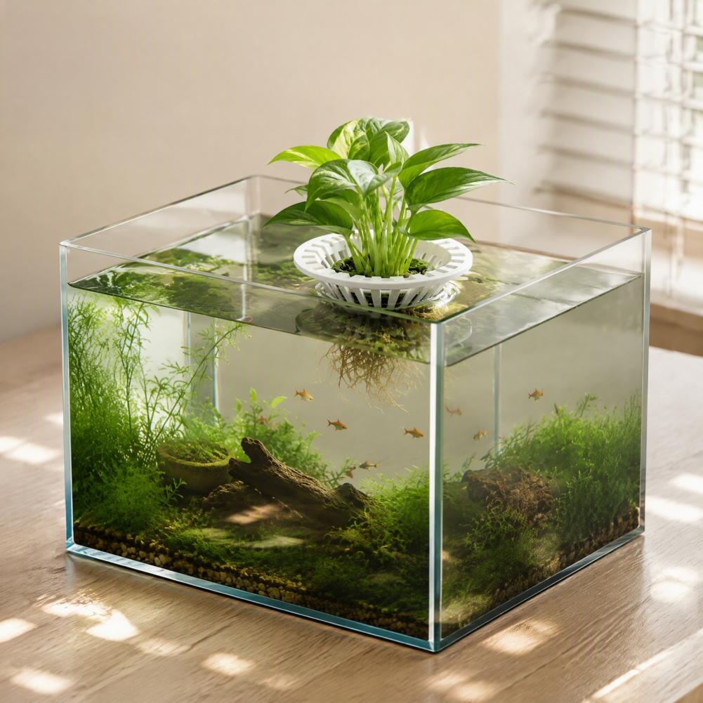 Maceta hidropónica para acuari - Aquarium Plant Holder reseña y precio