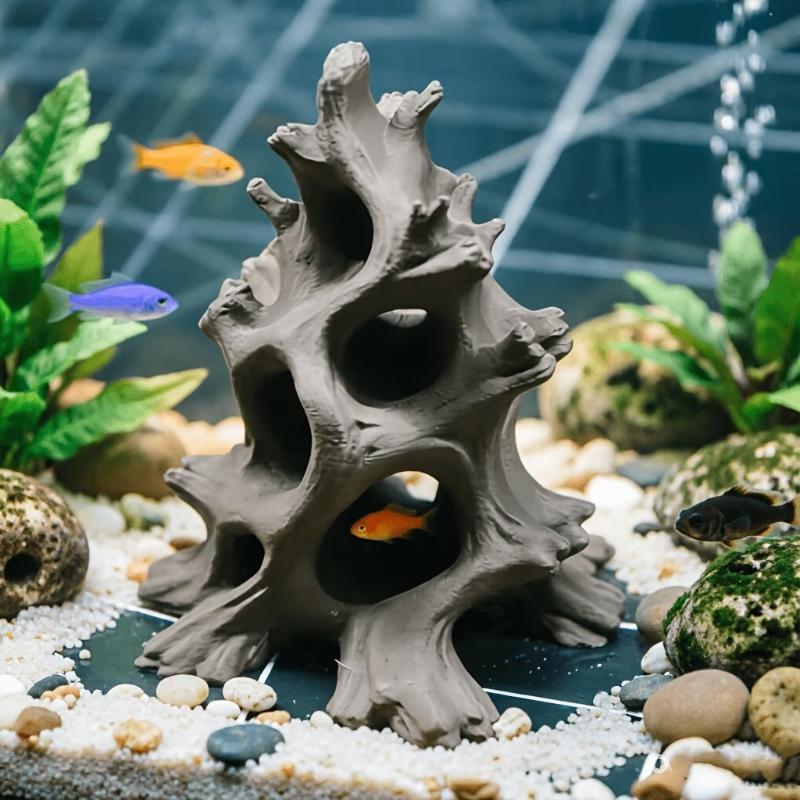 Cueva para peces de madera flo - Aquarium Driftwood reseña y precio