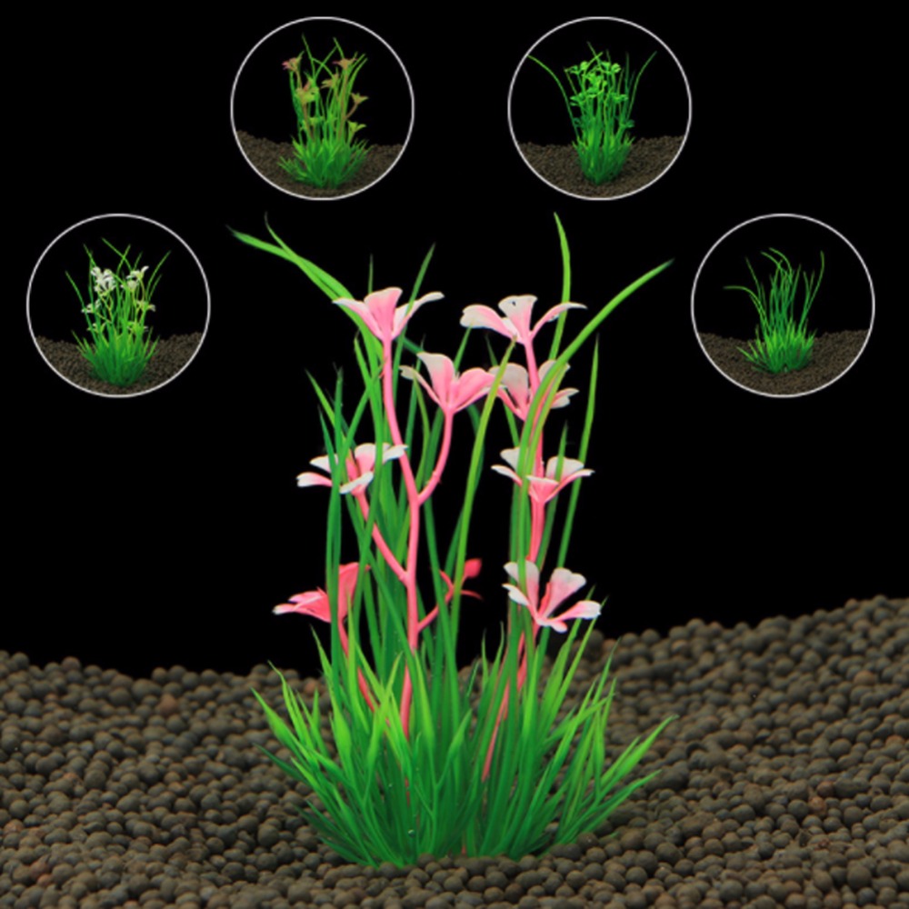Planta Artificial subacuática, - Aquarium Plant Substrate reseña y precio