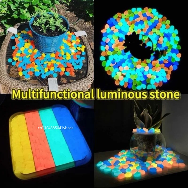 100-800 guijarros que brillan  - Plant Aquarium Pot reseña y precio