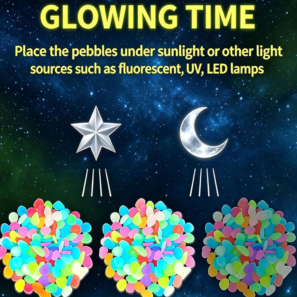 Piedras luminosas coloridas qu - Planted Tank reseña y precio
