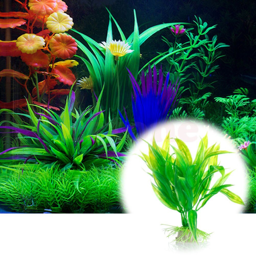 Plantas artificiales de decora - Aquarium Plants Live reseña y precio