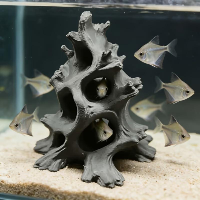 Adorno de cueva para peces de  - Aquarium Plant Substrate reseña y precio