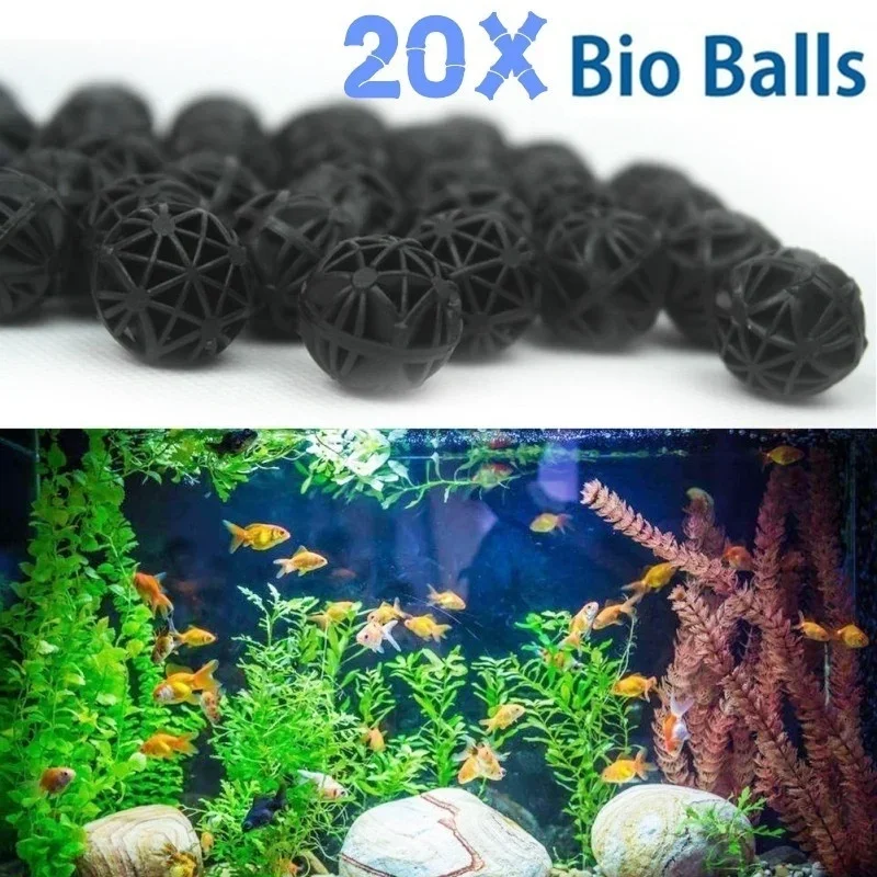 20 Piezas de Bolas Biológicas  - Aquarium Planted Tank Filter reseña y precio