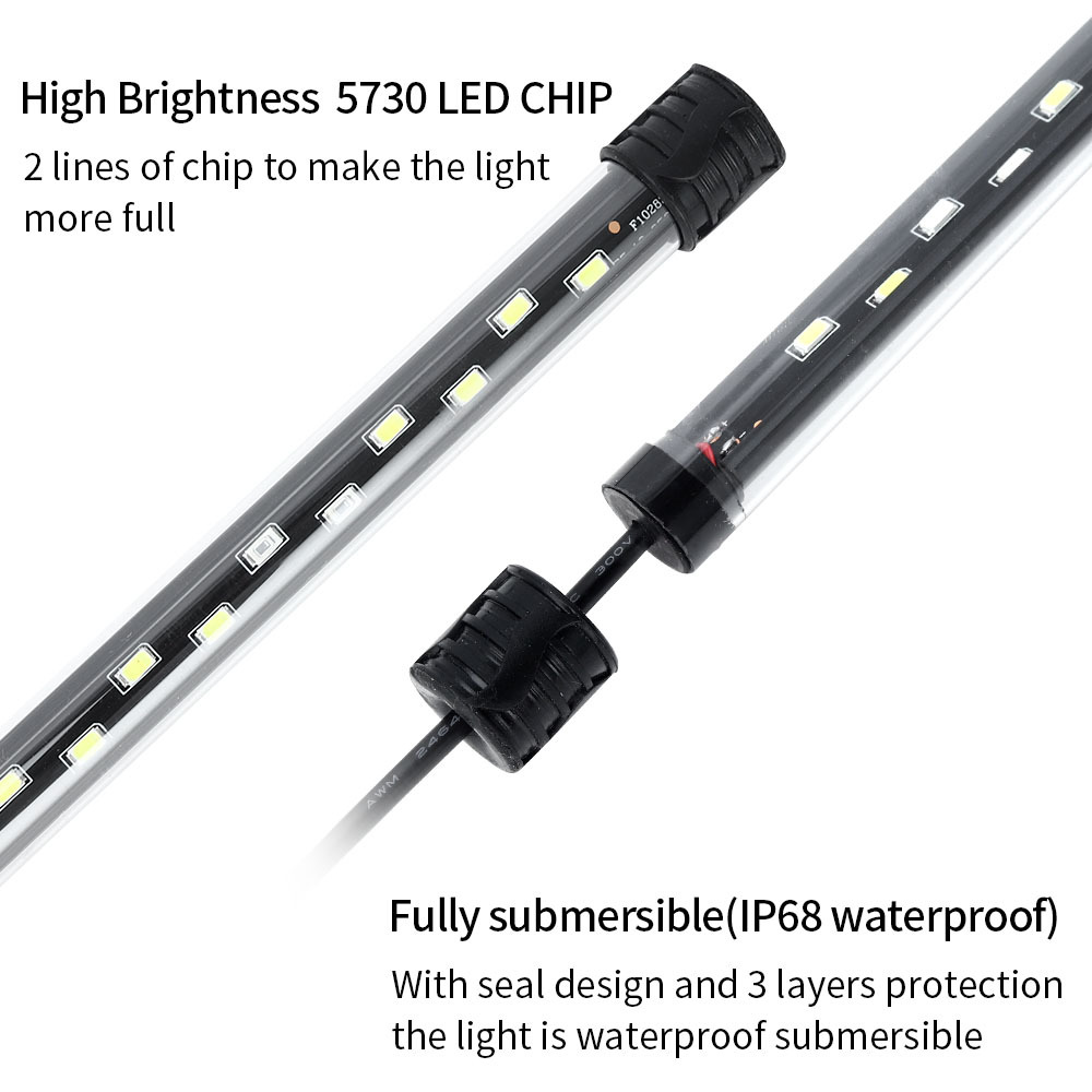 Luz LED para acuario de 90-260 - Aquarium Plant Substrate reseña y precio