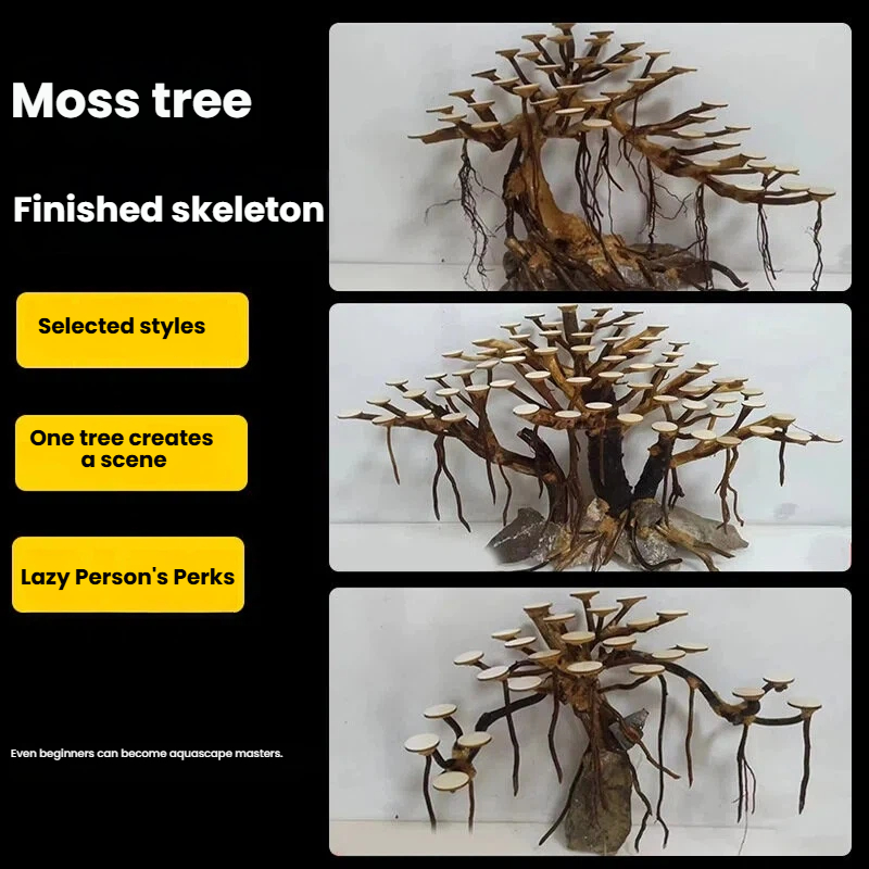 Decoración para Acuarios: Esqu - Aquarium Moss reseña y precio