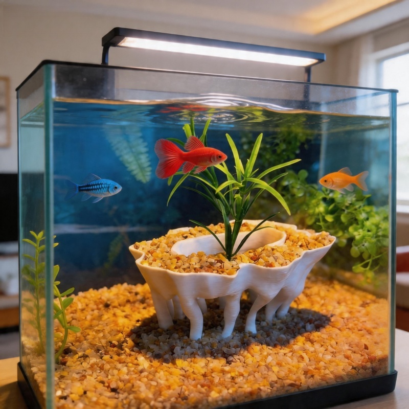Plantas de acuario impresas en - Plant Aquarium Pot reseña y precio
