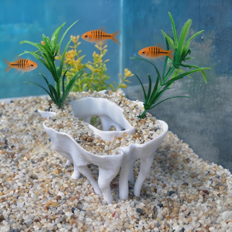 Plantas de acuario impresas en - Plant Aquarium Pot reseña y precio
