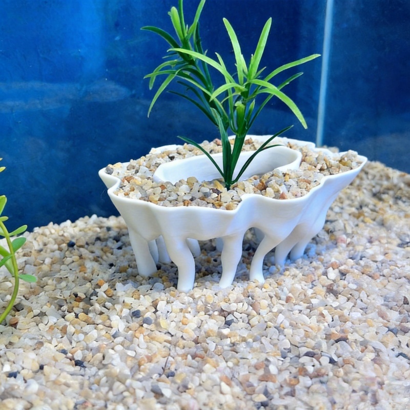 Plantas de acuario impresas en - Plant Aquarium Pot reseña y precio