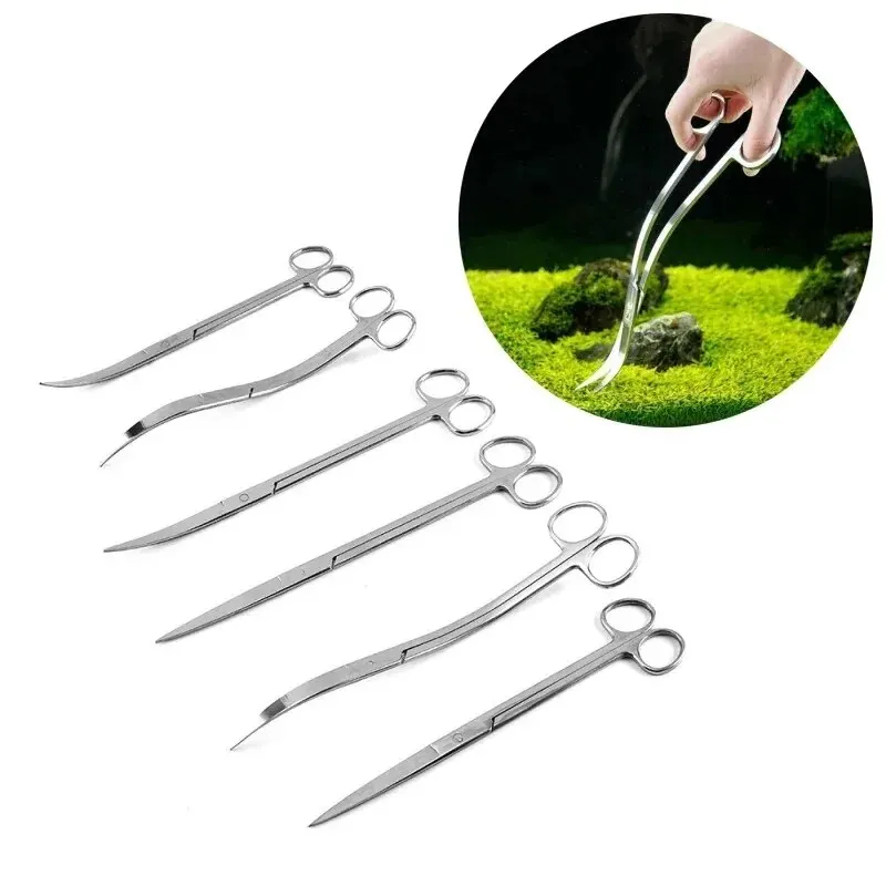 Tijeras para acuario, herramie - Planted Aquarium Cleaning reseña y precio