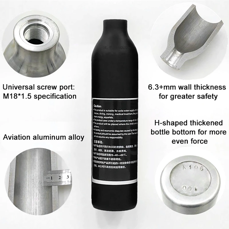 Botella de alta presión con ro - Aquarium Liquid Carbon reseña y precio